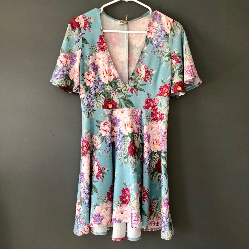 Show Me Your Mumu Floral Aubrey Dress